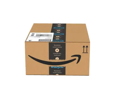 Amazon Box 2H PBR 03 Low-poly 3D model