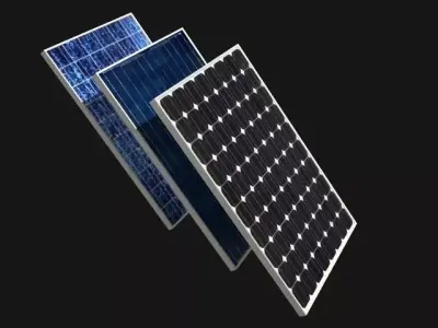Solar panel 3D model by xpress3d