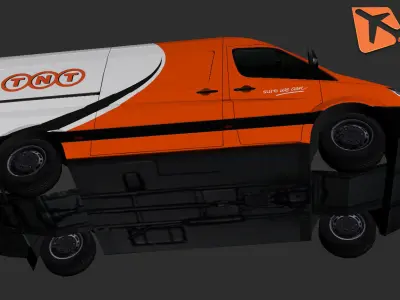 Mercedes-Benz Sprinter TNT Low-poly 3D model