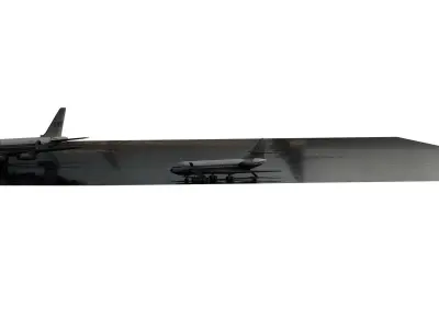 Scandinavian Airlines Fleet DC-8s and Caravelle 3D model