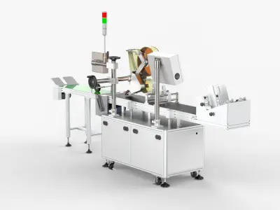 Automatic Labeling Machine 3D model from CGTrader