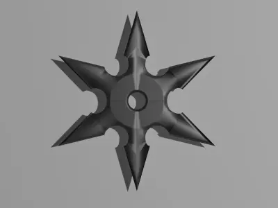 Ninja Shuriken Free 3D model