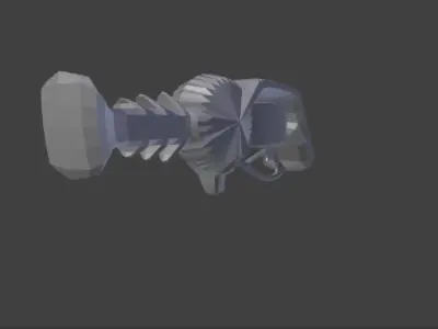 Dubstep Gun Free 3D model