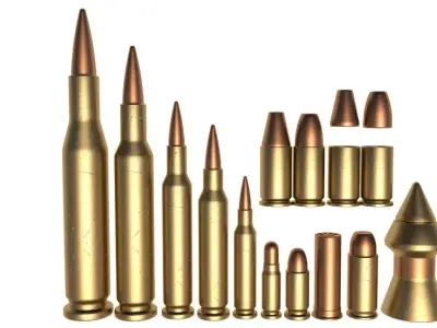 Bullets Collection 3D model
