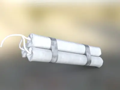 dynamite Low-poly 3D model