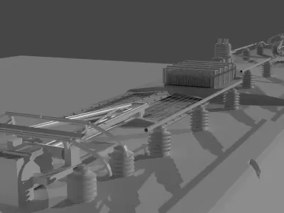 INDIAN RAILWAY WAP 7 3 PHASER LOCOMOTIVE 3D MODEL 3D model