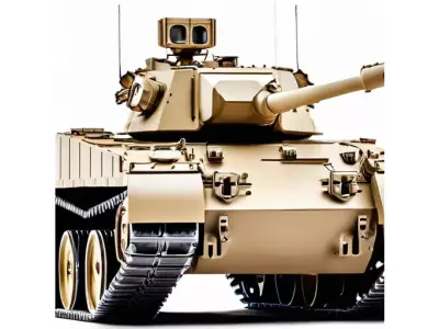 Tracked Heavy Assault Tank for 3D print 3D model