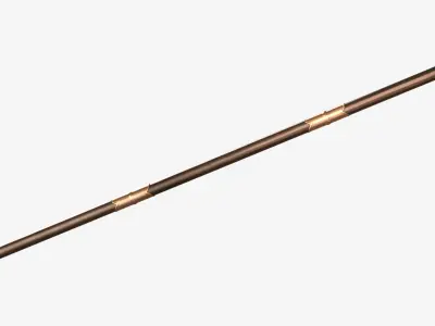 Japanese Spear 6FT Bo 4 colors 3D model