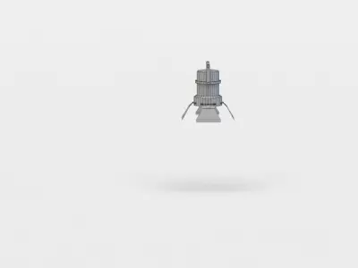Lamp light bulb Low-poly 3D model