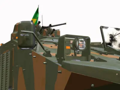 vbtp iveco guarani 6x6  Low-poly 3D model