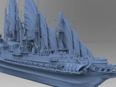 Airship Frigate 1 3D model