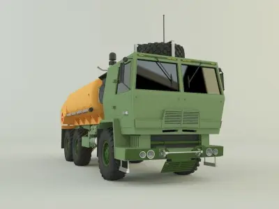Medium Tactical Vehicle tanker 3D model