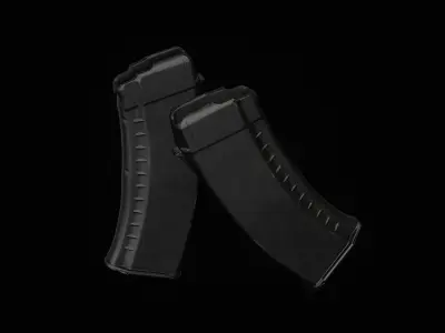 AK - Magazine - AK74 Tactical Plum Low-poly 3D model