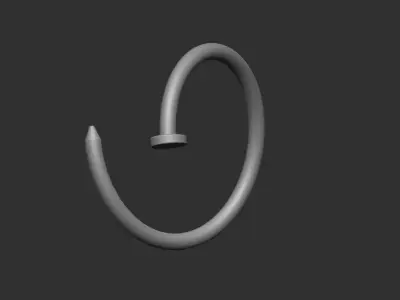 Nail Bracelet  3D Printable Jewelry Model 3D print model