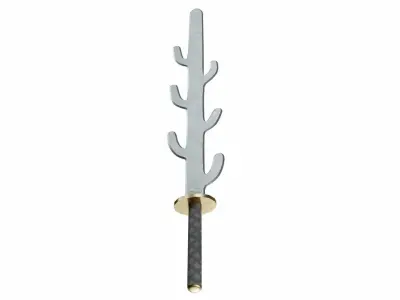 Seven branched sword 3D model