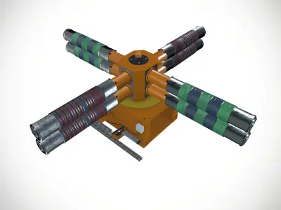 Blade change machine 3D model