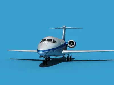 Cessna Citation 650 III V02 3D model