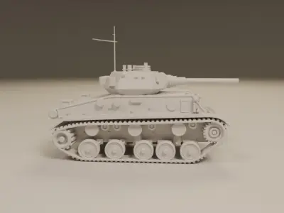 war tank 3D print model