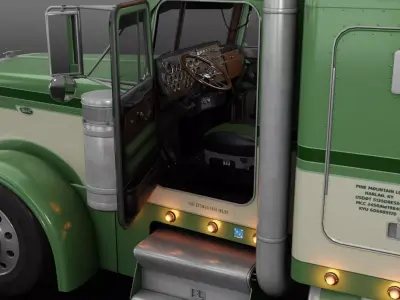 Peterbilt 379 Semi Truck - Complete Model 3D model