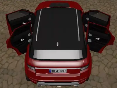 Rang Rover Low-poly 3D model