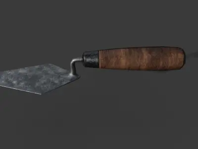 trowel shovel 3D model