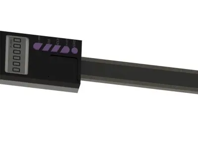 Digital Scale 100mm  4 inches Free 3D model