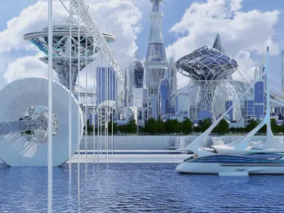 Future City 2018 V 2 3D model shop