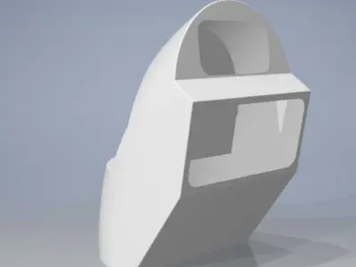Boat  Rib console for two real scale reade for constraction 3D model