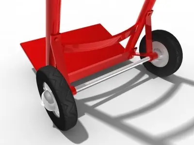 hand truck 3D model 5
