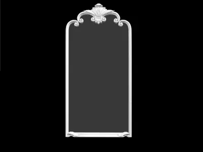 Palazzo Mirror WhiteWood 3D model