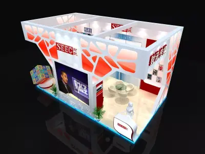 Exhibition - Area - 9X3-3DMAX2009-011 3D model