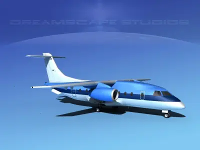 Dornier 328Jet Alps 3D model