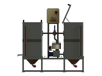 Oil Filter Machine - Rust Preventive 3D model