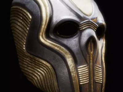 Mayhem Halloween Mask Free 3D print model