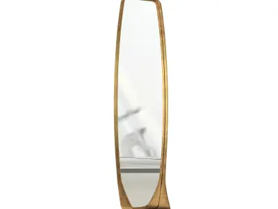 Vintage Vanity Mirror 3D model