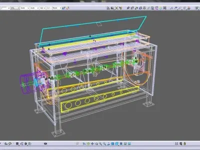 New processing tank assembly Design 3D model