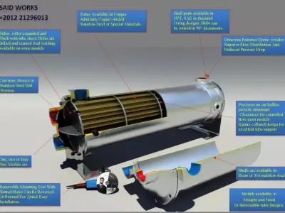 Heat Exchanger  Free 3D model
