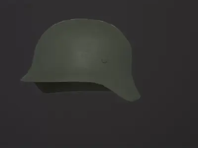 Stahlhelm german helmet 3D Model Low-poly 3D model