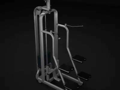 Easy Chin Dip Machine 3D model
