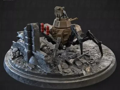 Konfusion 47 Spider Tank 32mm 3D print model