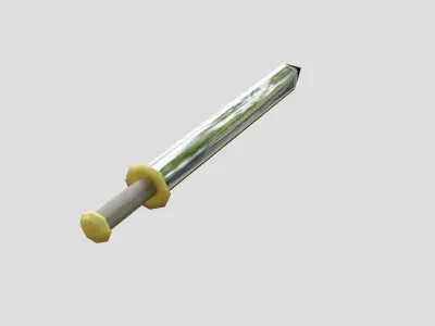 Low-Poly Roman Sword  Free 3D model
