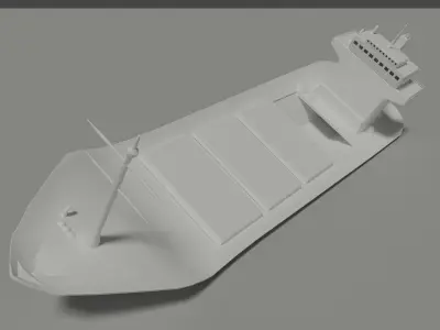 Tanker Wreck 3D model