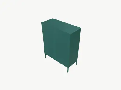Office Cabinet Low-poly 3D model