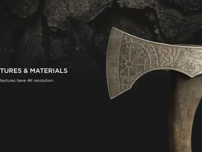 Nordic Axe 3D model