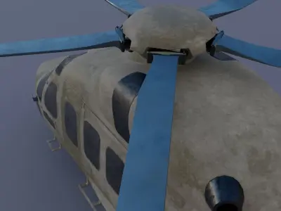 T625 GOKBEY Turkish Helicopter Army 3D model