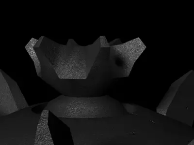 Medieval mace - Low-poly 3D model