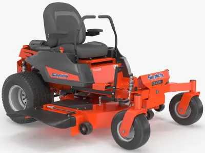  Simplicity Courier Lawn Mower Ride On Orange 