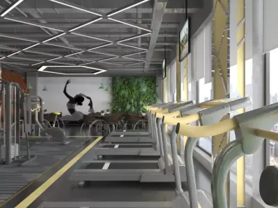 Gym Club  20 3D model