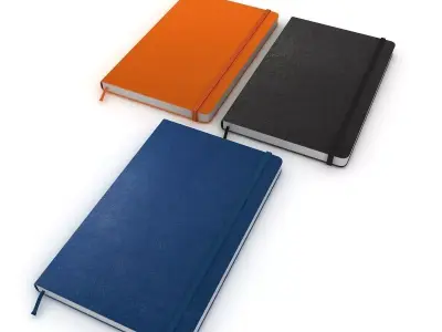 Moleskine notebook 3D model purchase