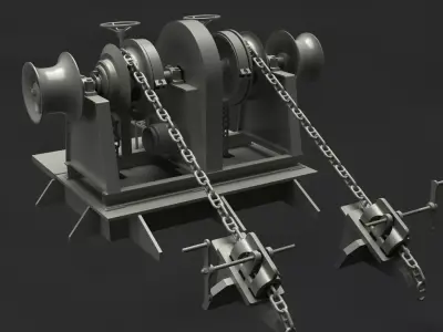 WINDLASS HSM 3D model